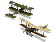 Level 2 Model Kit Royal Aircraft Factory BE2c Aircraft with 2 Scheme Options 1/72 Scale Plastic Model Kit by Airfix image 4