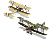 Level 2 Model Kit Royal Aircraft Factory BE2c Aircraft with 2 Scheme Options 1/72 Scale Plastic Model Kit by Airfix image 5