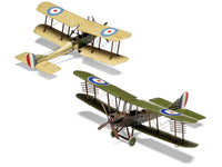 Level 2 Model Kit Royal Aircraft Factory BE2c Aircraft with 2 Scheme Options 1/72 Scale Plastic Model Kit by Airfix image 5