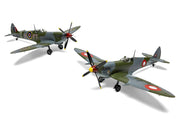 Level 2 Model Kit Supermarine Spitfire Mk.IXe Fighter Aircraft with 3 Scheme Options 1/48 Plastic Model Kit by Airfix image 3