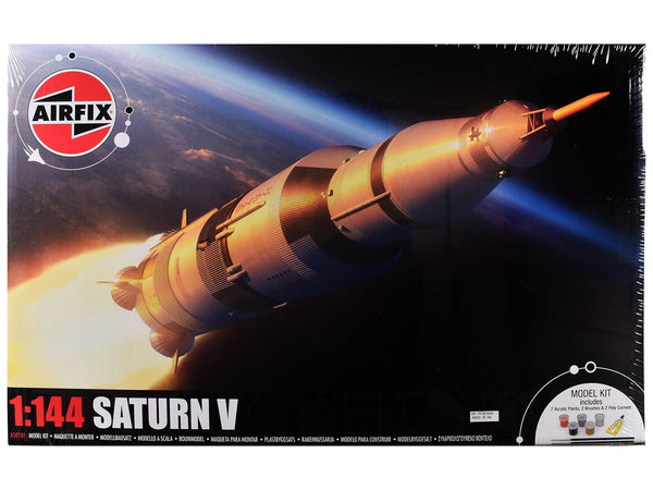 Level 3 Model Kit NASA Saturn V Rocket Gift Set 1/144 Plastic Model Kit by Airfix