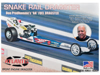 Atlantis Don The Snake Prudhomme AA Fuel front-engine rail dragster, 1:24 model kit ALM-5694