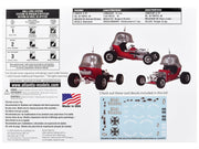 Skill 2 Model Kit Tom Daniel's Red Baron Show Rod 1/24 Scale Model by Atlantis image 4
