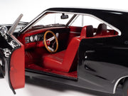 1969 Dodge Coronet Super Bee "Muscle Car & Corvette Nationals" (MCACN) Black with Red Interior "American Muscle" Series 1/18 Diecast Model Car by Auto World image 4
