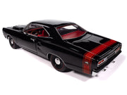 1969 Dodge Coronet Super Bee "Muscle Car & Corvette Nationals" (MCACN) Black with Red Interior "American Muscle" Series 1/18 Diecast Model Car by Auto World image 5