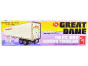 Skill 3 Model Kit Great Dane 40 Ft. Dry Goods Trailer 1/25 Scale Model by AMT image 3