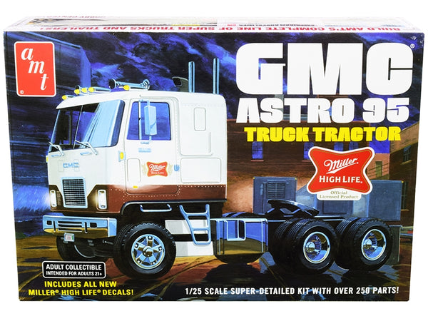 AMT GMC Astro 95 Miller truck tractor, 1:25 scale model kit AMT1230