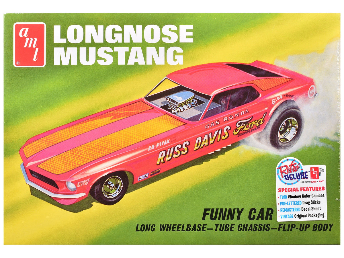 AMT1268 1969 Ford Mustang Gas Ronda Funny Car model kit box