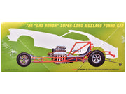 Skill 2 Model Kit 1969 Ford Mustang Longnose Funny Car "Gas Ronda" 1/25 Scale Model by AMT image 3