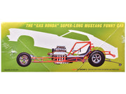AMT1268 1969 Ford Mustang Gas Ronda Funny Car model kit image 3