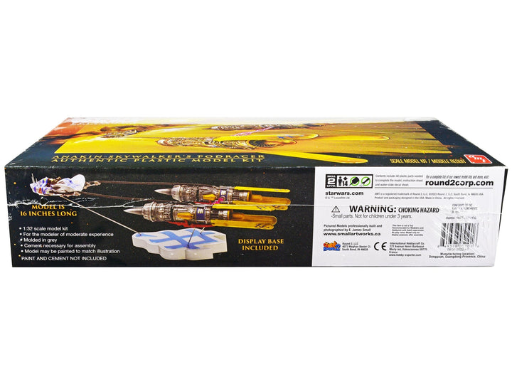 Skill 2 Model Kit Anakin Skywalker's Podracer "Star Wars Episode I: The Phantom Menace" 1/32 Scale Model by AMT image 2