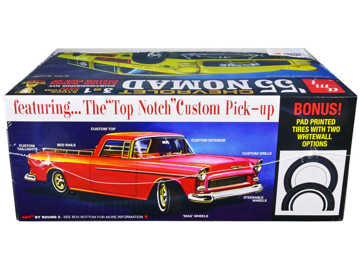 Skill 2 Model Kit 1955 Chevrolet Nomad 3-in-1 Kit "Trophy Series" 1/25 Scale Model by AMT image 2
