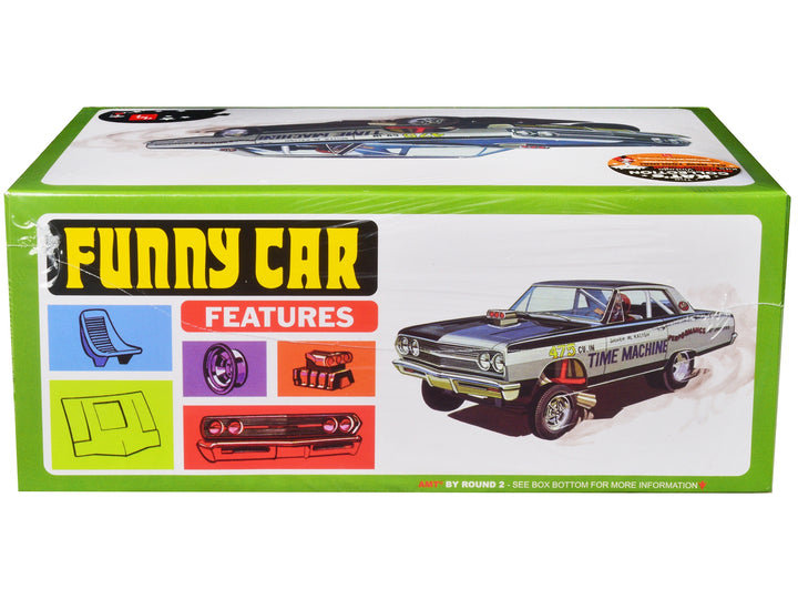 Skill 2 Model Kit 1965 Chevrolet Chevelle AWB Funny Car "Time Machine" 1/25 Scale Model by AMT image 2