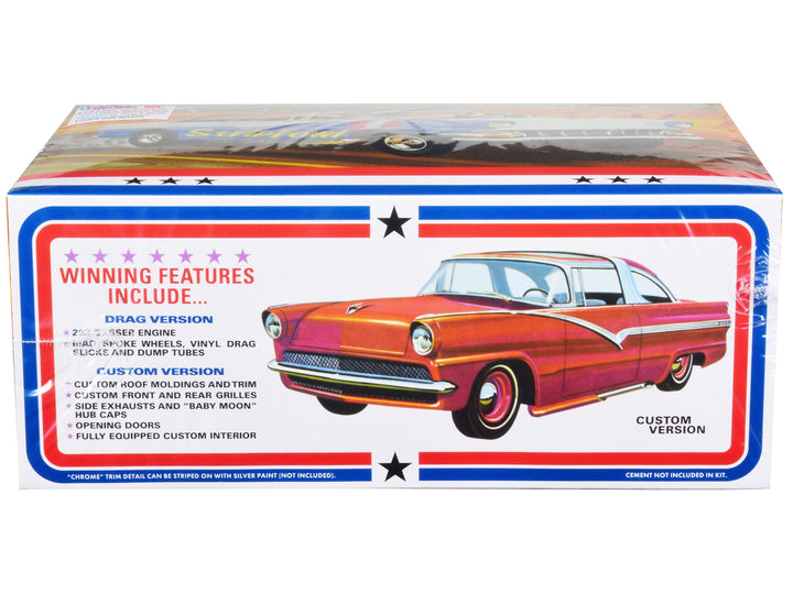 Skill 2 Model Kit 1956 Ford Victoria Hardtop 3 in 1 Kit 1/25 Scale Model by AMT image 2