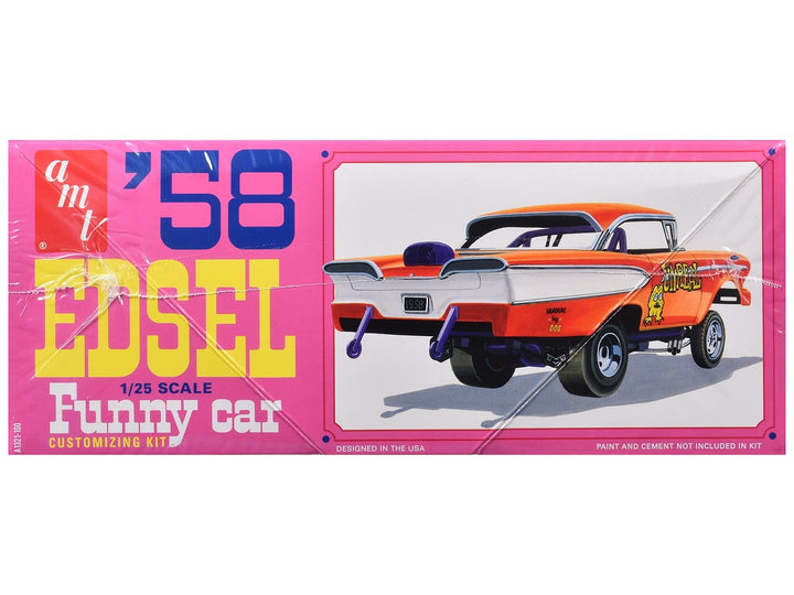 Skill 2 Model Kit of 1958 Edsel Funny Car "Unreal" 1/25 Scale Model by AMT image 2
