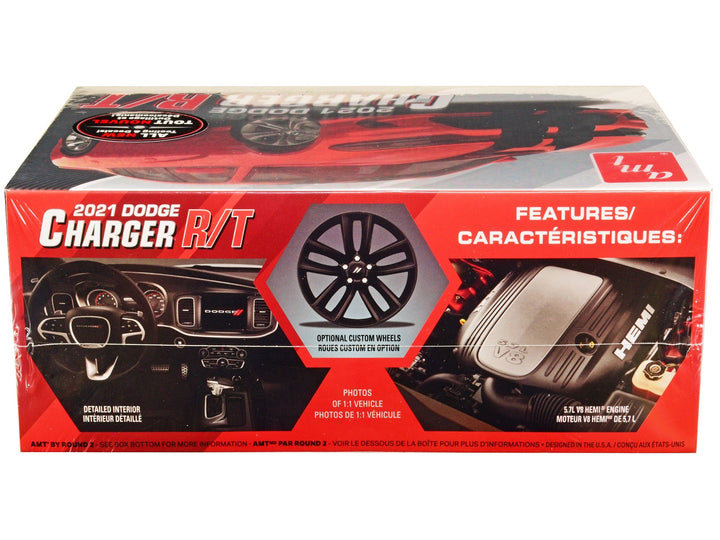 Skill 2 Model Kit 2021 Dodge Charger R/T 1/25 Scale Model by AMT image 2