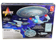 Skill 2 Model Kit U.S.S. Enterprise NCC-1701-C Space Ship "Star Trek: The Next Generation" (1987) TV Series 1/1400 Scale Model by AMT image 4