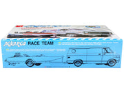 Skill 2 Model Kit Chevrolet Custom Van with Drag/Ski Boat and Trailer "Aqua Rod Race Team" 1/25 Scale Model by AMT image 2