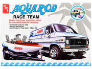 Skill 2 Model Kit Chevrolet Custom Van with Drag/Ski Boat and Trailer "Aqua Rod Race Team" 1/25 Scale Model by AMT image 3
