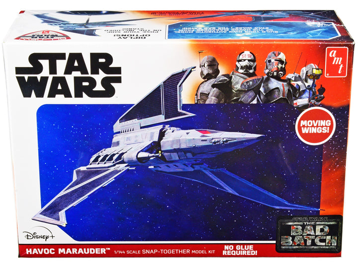 Skill 2 Model Kit Havoc Marauder Space Ship "Star Wars: The Bad Batch" (2021-Current) TV Series 1/144 Scale Model by AMT image 2