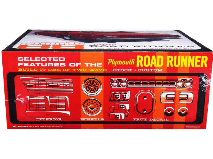 Skill 2 Model Kit 1968 Plymouth Road Runner 1/25 Scale Model by AMT image 2