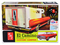 Skill 2 Model Kit 1965 Chevrolet El Camino with Camper 3-in-1 Kit 1/25 Scale Model by AMT image 3