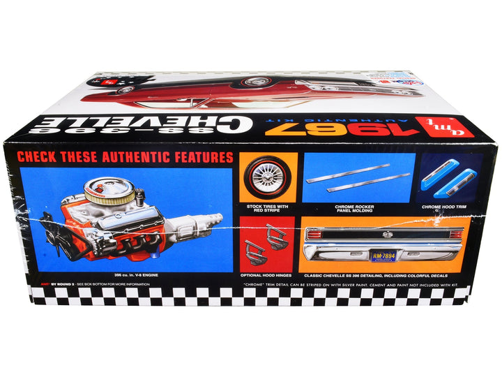 Skill 2 Model Kit 1967 Chevrolet Chevelle SS 396 "AMT Celebrating 75 Years" 1/25 Scale Model by AMT image 2