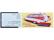 Skill 2 Model Kit 1959 Cadillac Ambulance with Gurney Accessory 1/25 Scale Model by AMT image 2