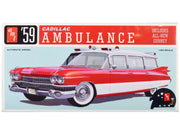 Skill 2 Model Kit 1959 Cadillac Ambulance with Gurney Accessory 1/25 Scale Model by AMT image 3