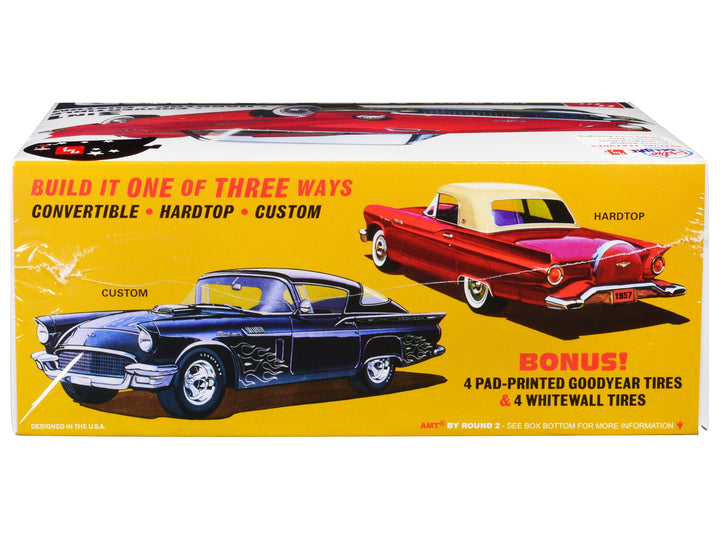 Skill 2 Model Kit 1957 Ford Thunderbird 3-in-1 Kit 1/25 Scale Model by AMT image 2