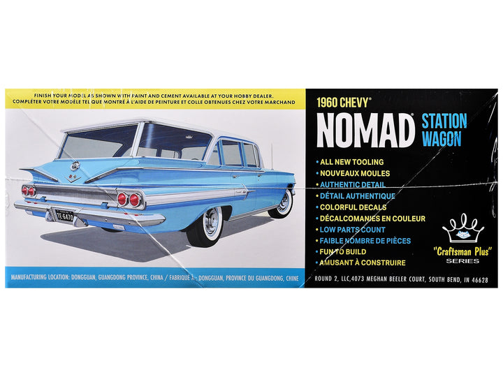 Skill 2 Model Kit 1960 Chevrolet Nomad Station Wagon "Craftsman Plus" Series 1/25 Scale Model by AMT image 2