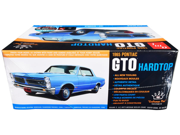 Skill 2 Model Kit 1965 Pontiac GTO Hardtop "Craftsman Plus" Series 1/25 Scale Model by AMT image 2