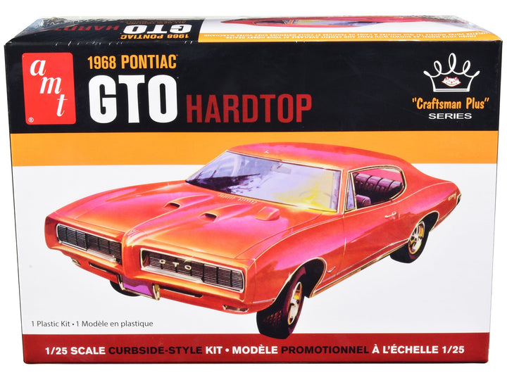 Skill 2 Model Kit 1968 Pontiac GTO Hardtop "Craftsman Plus" Series 1/25 Scale Model by AMT image 2