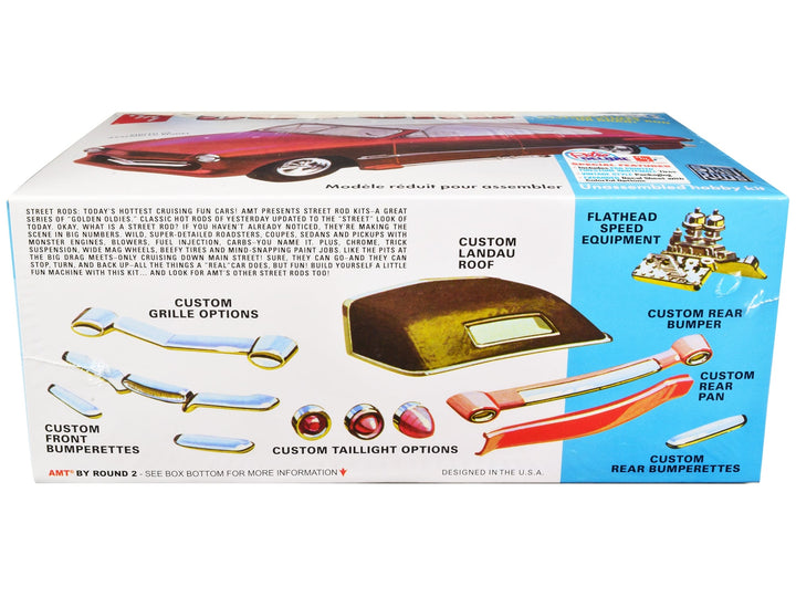 Skill 2 Model Kit 1950 Ford Convertible "Street Rods" 3-in-1 Kit 1/25 Scale Model by AMT image 2