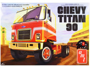 Skill 3 Model Kit Chevrolet Titan 90 Tractor Truck 1/25 Scale Model by AMT image 3
