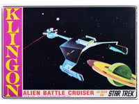 Skill 2 Model Kit "Klingon Warrior Empire" Alien Battle Cruiser "Star Trek" (1966-1969) TV Series 1/650 Scale Model by AMT image 3