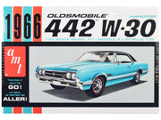 Skill 2 Model Kit 1966 Oldsmobile 442 W-30 Hardtop 1/25 Scale Model by AMT image 3