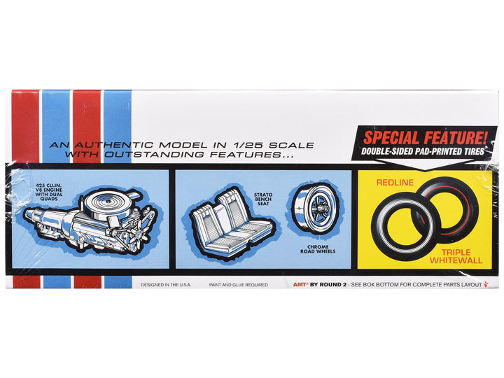 Skill 2 Model Kit 1966 Buick Riviera GS 1/25 Scale Model by AMT image 2