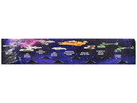 Skill 2 Model Kit Allies and Adversaries Space Ship Set "Star Trek" Franchise 1/2500 Scale Model by AMT image 3