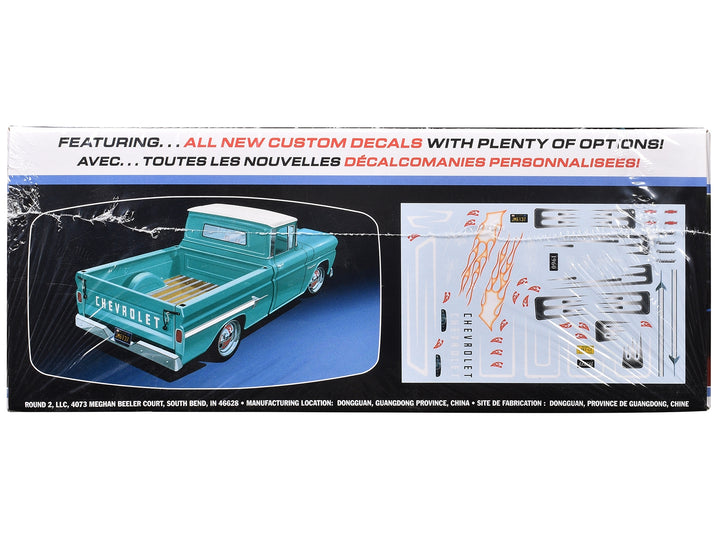 Skill 2 Model Kit 1960 Chevrolet Apache Pickup Truck "Kustom Kruisers" 1/25 Scale Model by AMT image 2
