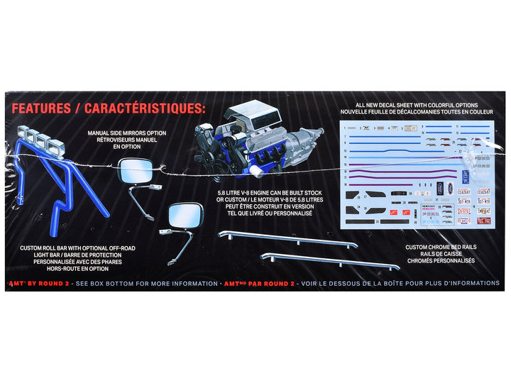 Skill 2 Model Kit 1992 Ford F-150 Flare Side Pickup Truck 1/25 Scale Model by AMT image 2