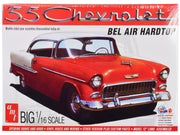 Skill 3 Model Kit 1955 Chevrolet Bel Air Hardtop 1/16 Scale Model by AMT image 3