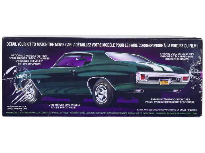 Skill 2 Model Kit 1970 Chevrolet Chevelle SS "John Wick" (2014) Movie 1/25 Scale Model by AMT image 2