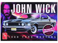 AMT 1:25 1969 Ford Mustang model kit example; club selection varies.