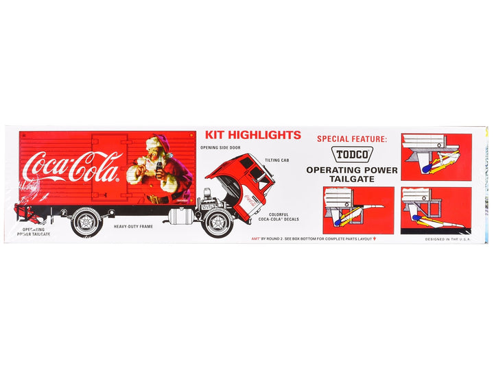 Skill 3 Model Kit Ford C-600 City Delivery Truck "Holiday Hauler - Coca-Cola" 1/25 Scale Model by AMT image 2