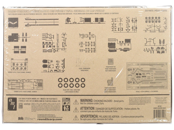 AMT Kenworth Aerodyne cabover truck tractor Skill 3 model kit 1:25 AMT1463, view 3