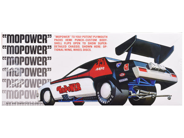 AMT Plymouth Mopower Funny Car Skill 2 model kit 1:25 AMT1473, product image 1