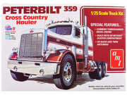 Skill 3 Model Kit Peterbilt 359 "Cross Country Hauler" 1/25 Scale Model by AMT image 3