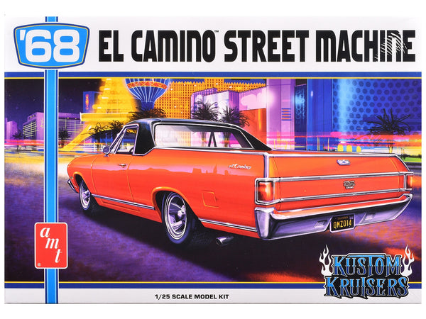 Skill 2 Model Kit 1968 Chevrolet El Camino Street Machine 1/25 Scale Model by AMT