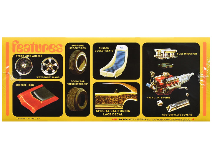 Skill 2 Model Kit 1969 Buick Riviera 1/25 Scale Model by AMT image 2